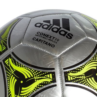 М'яч футбольний Adidas Conext 19 Capitano DN8641 Розмір 5 колір: сріблястий (офіційна гарантія)
