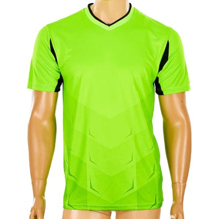 Футбольная форма подростковая цвет: салатовый/черный