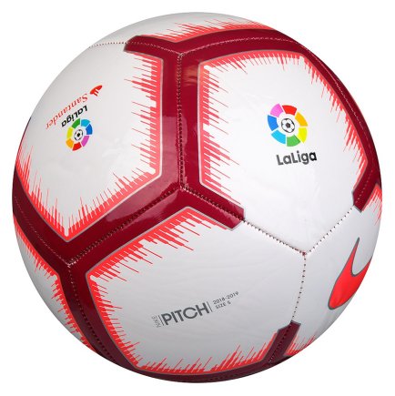Мяч футбольный Nike La Liga Pitch SC3318-100 размер 4 (официальная гарантия)