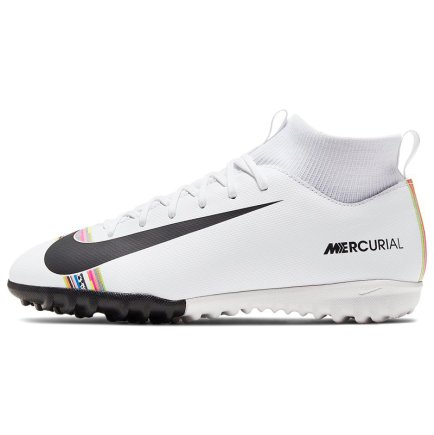 Сороконожки Nike CR7 Jr. Mercurial SUPERFLYX 6 Academy TF AJ3112-109 (официальная гарантия) - Официальная Продукция