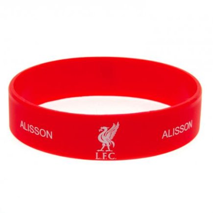 Браслет силіконовий Liverpool F.C. Аліссон Silicone Wristband Alisson
