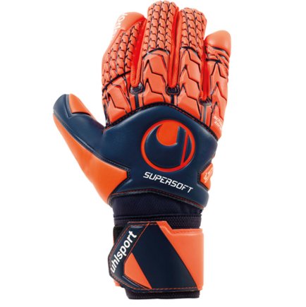 Вратарские перчатки Uhlsport NEXT LEVEL SUPERSOFT HN 101109501 цвет: черный/оранжевый