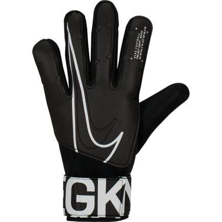 Вратарские перчатки Nike GK MATCH-FA19 GS3882-010 цвет: черный/белый