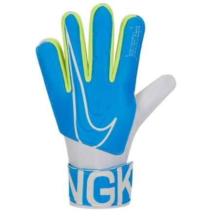Вратарские перчатки Nike GK MATCH JR-FA19 GS3883-486 детские цвет: синий/белый