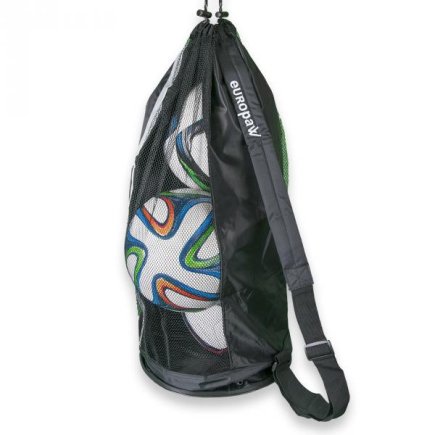 Рюкзак-сетка для мячей Europaw цвет: черный