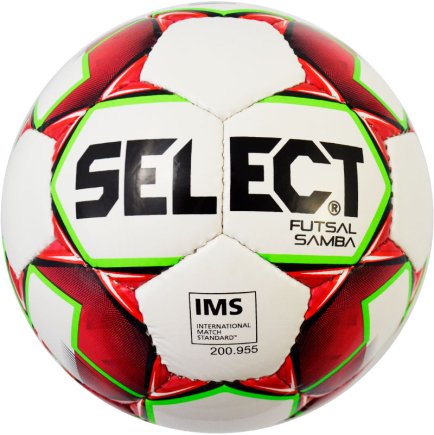 Мяч для футзала Select Futsal Samba IMS (301) красный размер 4