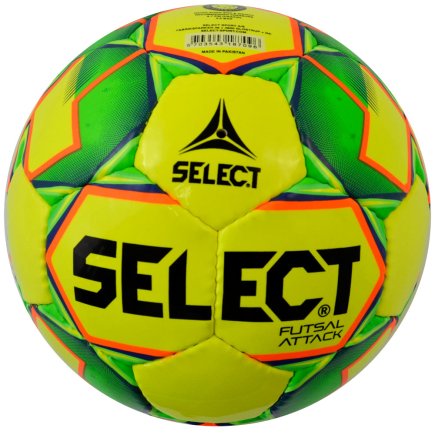 М'яч для футзалу Select Futsal Attack NEW (024) колір: зелений розмір 4