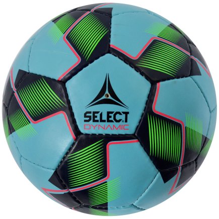 М'яч футбольний Select Dynamic (018) Розмір 5 колір: блакитний/салатовий