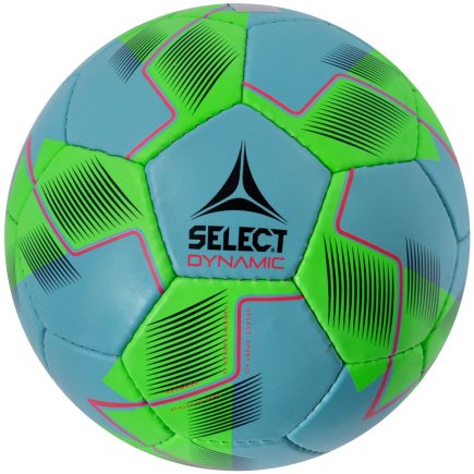 Мяч футбольный Select Dynamic (018) размер 5 цвет: голубой/салатовый