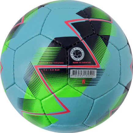 Мяч футбольный Select Dynamic (018) размер 5 цвет: голубой/салатовый