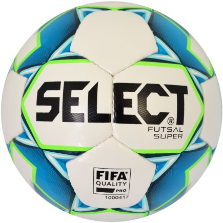 М'яч для футзалу Select Futsal SUPER FIFA NEW (250) колір: білий/синій розмір 4