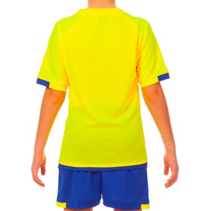 Футбольная форма подростковая цвет: желтый/синий