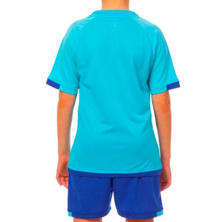 Футбольна форма підліткова колір: блакитний/синій