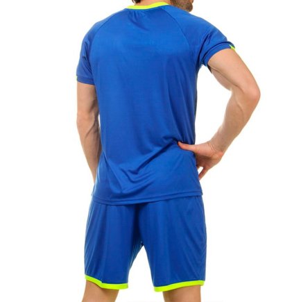 Футбольная форма цвет: синий/салатовый