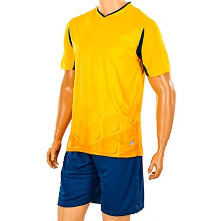 Футбольная форма Rhomb SPORT подростковая цвет: желтый/темно-синий