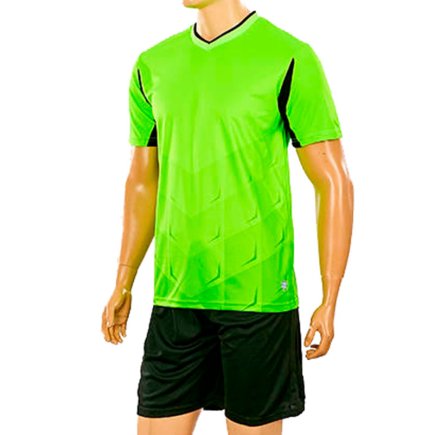 Футбольная форма подростковая цвет: салатовый/черный