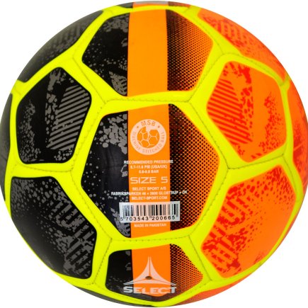 Мяч футбольный Select Classic размер 5 цвет: оранжевый/черный (официальная гарантия)