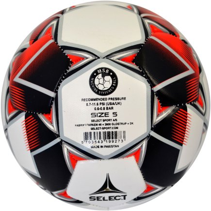 Мяч футбольный Select Brillant Replica Размер 5 цвет: черный/белый (официальная гарантия)