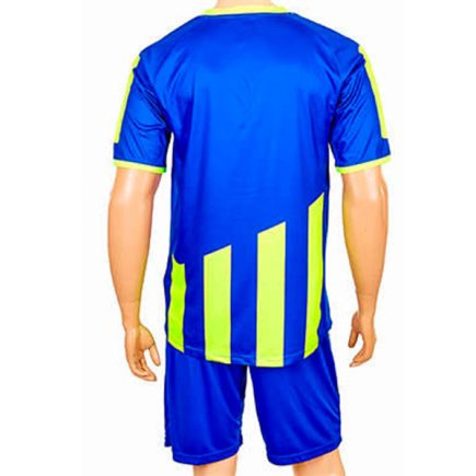 Футбольна форма колір: синій/салатовий