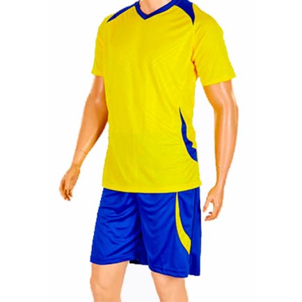 Футбольная форма Perfect взрослая цвет: желтый/синий