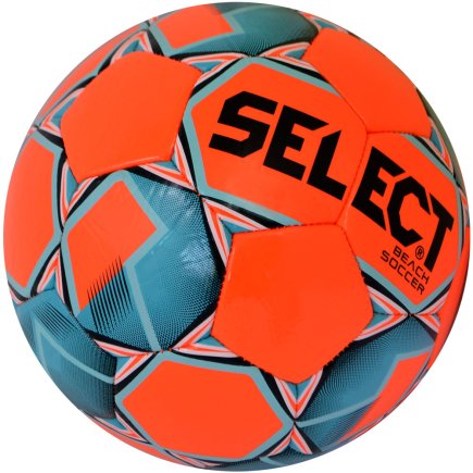 М'яч футбольний SELECT BEACH SOCCER (314) Розмір 5 колір: помаранчевий (офіційна гарантія)