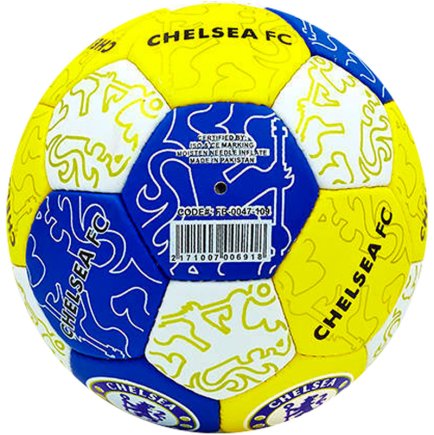 Мяч футбольный CHELSEA цвет: желтый/белый/синий размер 5