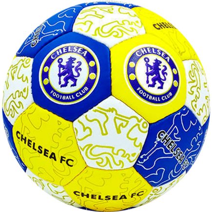 Мяч футбольный CHELSEA цвет: желтый/белый/синий размер 5