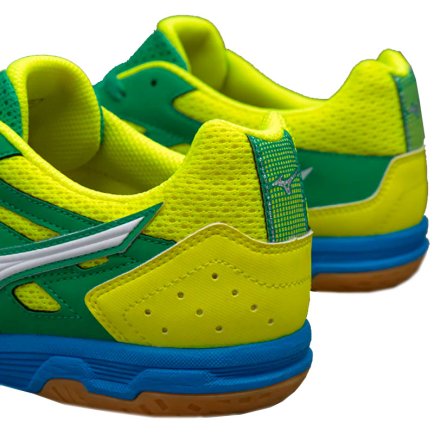 Обувь для зала Mizuno SALA Classic 2 IN Q1GA1752 цвет: зеленый/белый/желтый (официальная гарантия)