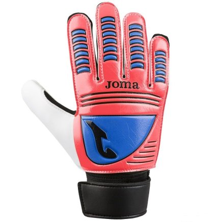 Вратарские перчатки Joma CALCIO 14 400364.040 цвет: коралловый/бирюзовый/черный