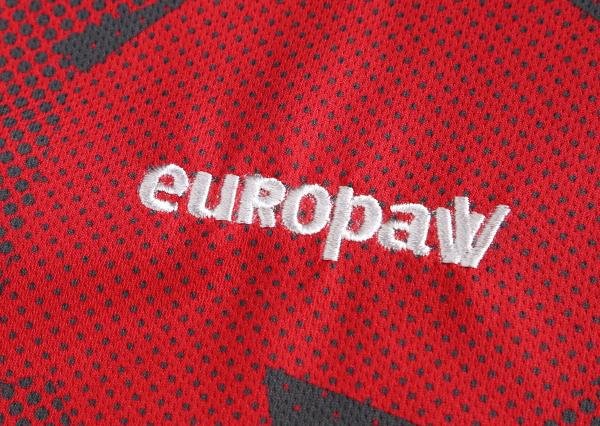 Футбольна форма Europaw № 022 колір: сірий/червоний