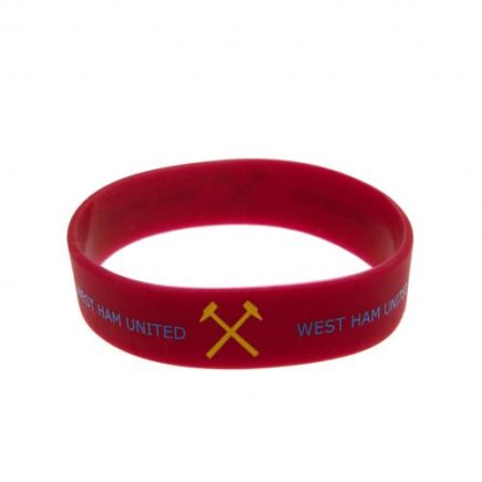 Браслет силиконовый West Ham United F.C. красный