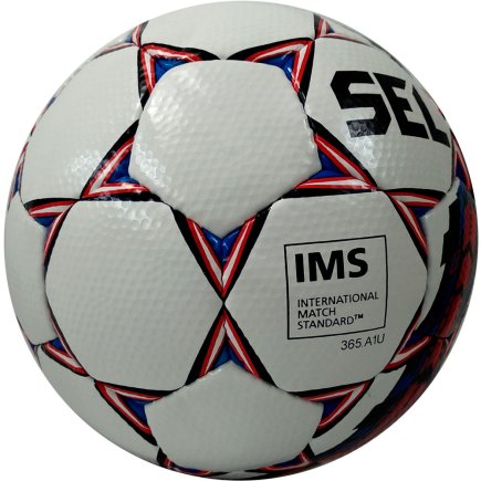 М'яч футбольний Select Taifun IMS білий/червоний Розмір: 5