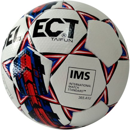 М'яч футбольний Select Taifun IMS білий/червоний Розмір: 5