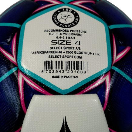 М'яч футбольний Select Tempo TB (012) Розмір 4 (офіційна гарантія)