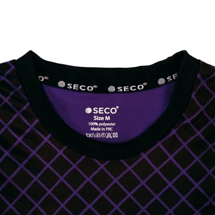 Футбольная форма SECO Geometry Set цвет: черный/фиолетовый
