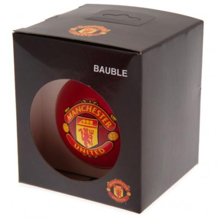 Елочная игрушка Манчестер Юнайтед Manchester United F.C. Glass Bauble