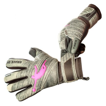 Воротарські рукавиці Brave GK Power Train колір: сірий