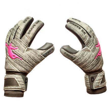 Воротарські рукавиці Brave GK Power Train колір: сірий