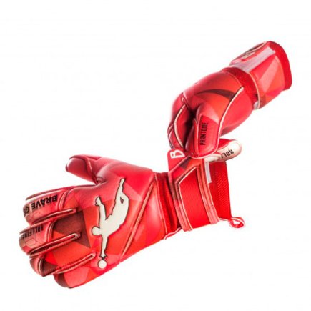 Вратарские перчатки Brave GK Phantome цвет: красный