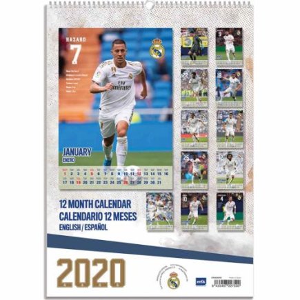 Календар Реал Мадрид Real Madrid F.C. Calendar 2020