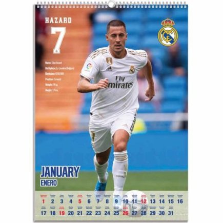 Календар Реал Мадрид Real Madrid F.C. Calendar 2020