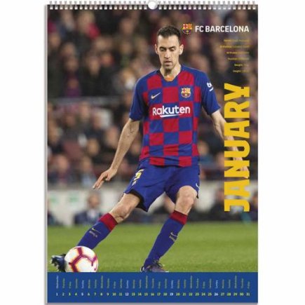 Календарь Барселона Barcelona F.C Calendar 2020