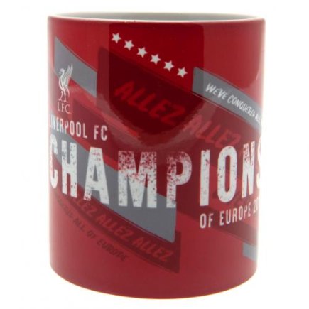Кружка керамическая Ливерпуль (Liverpool F.C.) Champions Of Europe Mug 300 мл