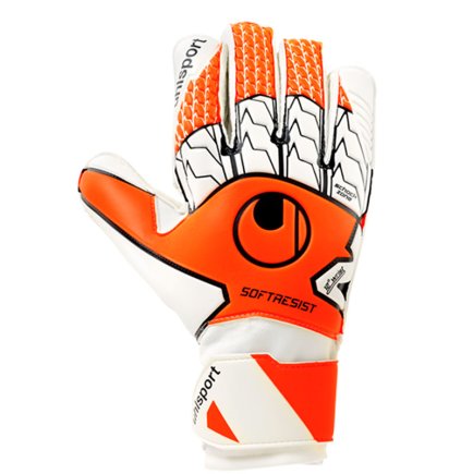 Воротарські рукавиці Uhlsport Soft Resist 101110901 колір: помаранчевий/білий