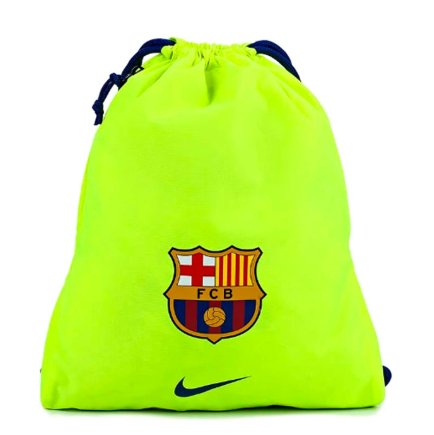 Рюкзак Nike FC Barcelona Stadium Football Gym Sack BA5413-702 колір: салатовий