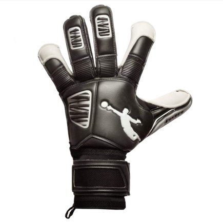 Вратарские перчатки Brave GK Resquer цвет: черный/белый