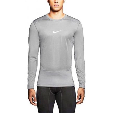 Термобілизна Nike NPC Hyperwarm Pro 648664-073 Футболка з довгим рукавом колір: сірий