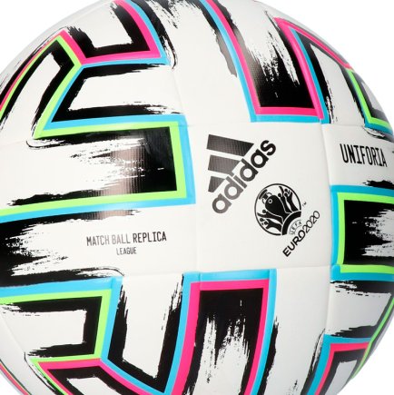 Мяч футбольный Adidas Uniforia League EURO 2020 FH7339 размер 5 цвет: мультиколор (официальная гарантия)