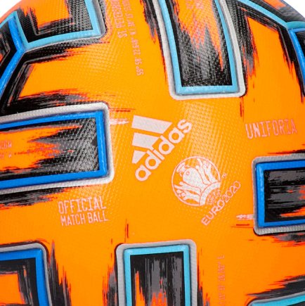 М'яч футбольний Adidas Uniforia Pro Winter EURO 2020 FH7360 розмір 5 колір: мультиколор (офіційна гарантія)