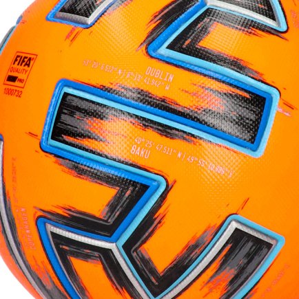М'яч футбольний Adidas Uniforia Pro Winter EURO 2020 FH7360 розмір 5 колір: мультиколор (офіційна гарантія)